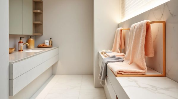 10 raisons d'opter pour un porte serviette design dans votre salle de bain